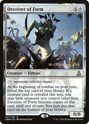 0001 Deceiver of Form R Prerelease Cards