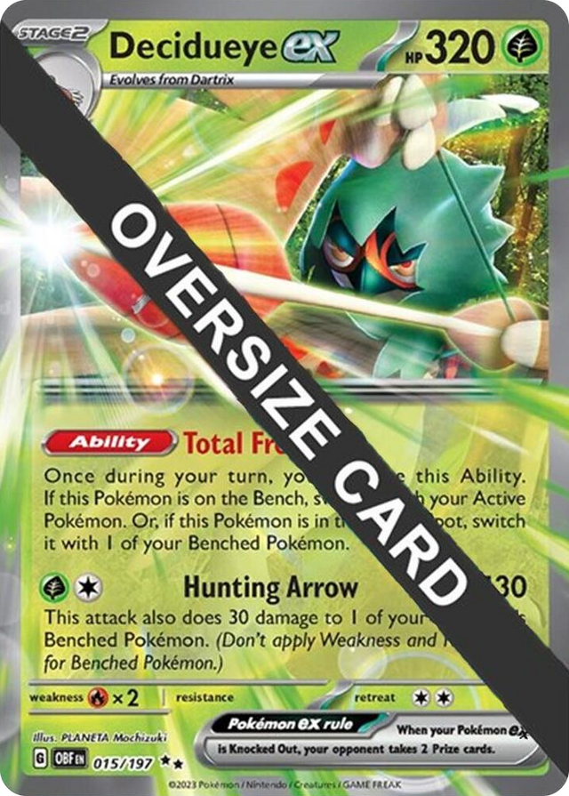 0015 Decidueye ex Double Rare Jumbo Cards