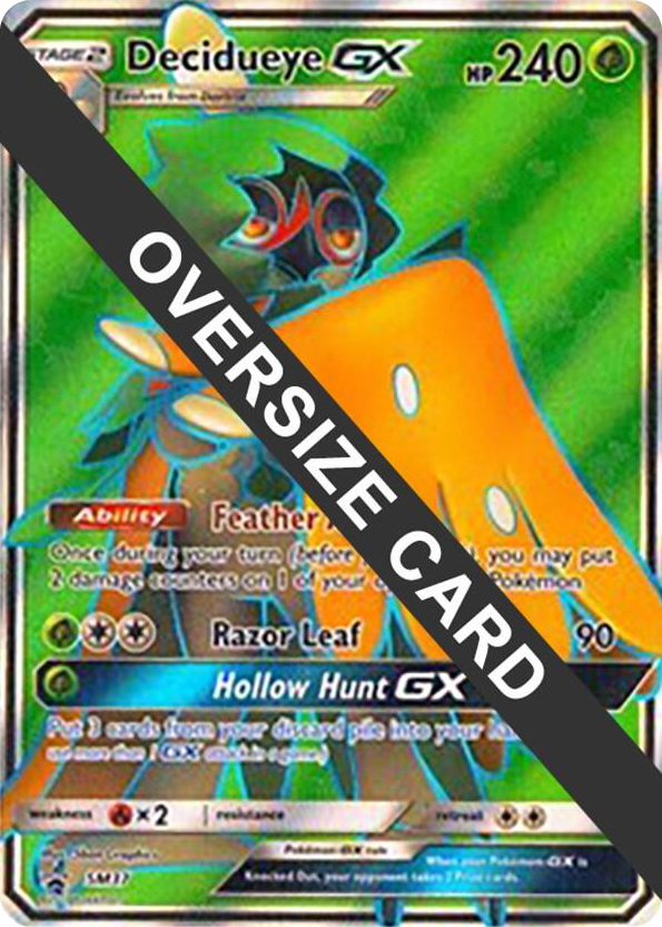 SM037 Decidueye GX - SM37 (SM Black Star Promo) Promo Jumbo Cards