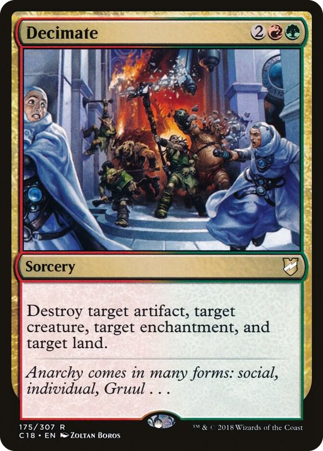 0175 Decimate R Commander 2018