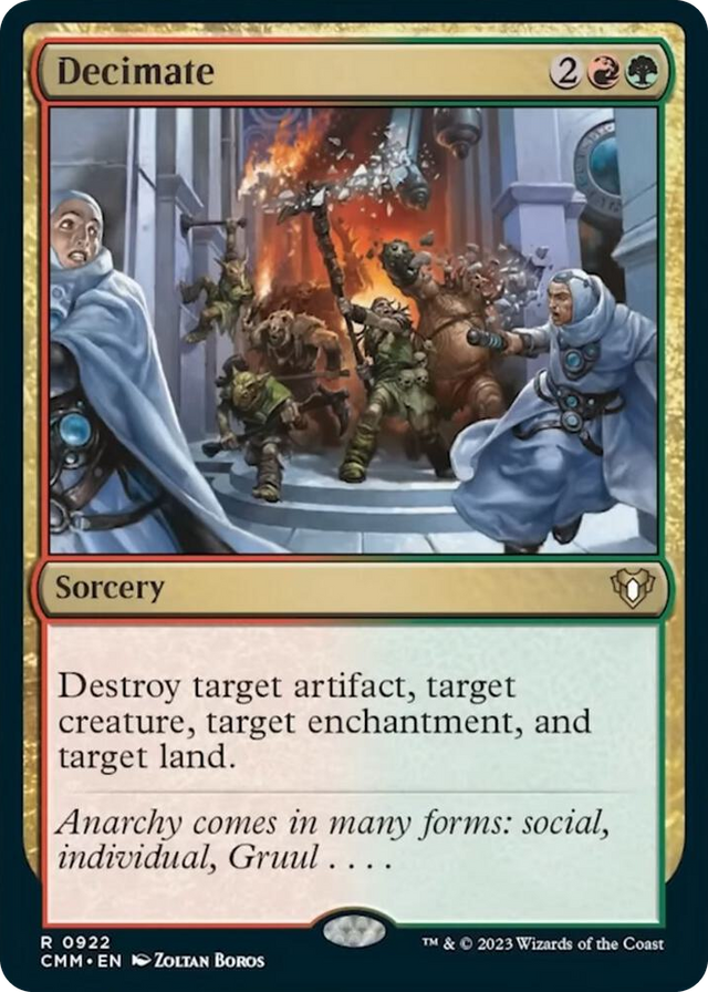 0922 Decimate R Commander Masters