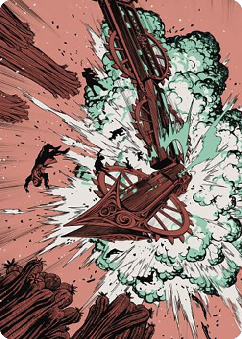0044 Decimate Art Card S Art Series: Outlaws of Thunder Junction