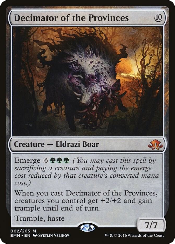 Decimator of the Provinces #2 M - Eldritch Moon Pokemon card