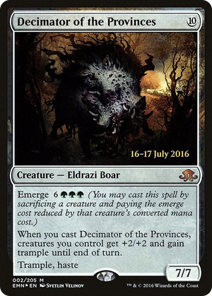 0002 Decimator of the Provinces M Prerelease Cards