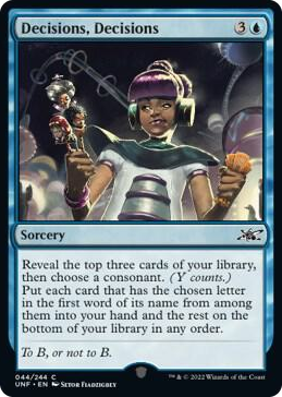 0044 Decisions, Decisions C Unfinity