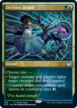 0382 Decisive Denial P Promo Pack: Strixhaven