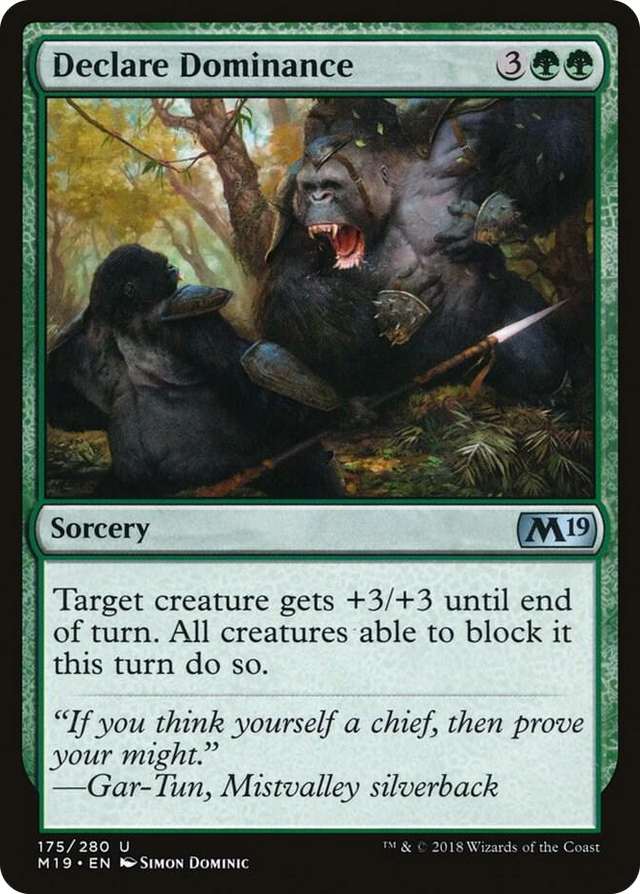 0175 Declare Dominance U Core Set 2019
