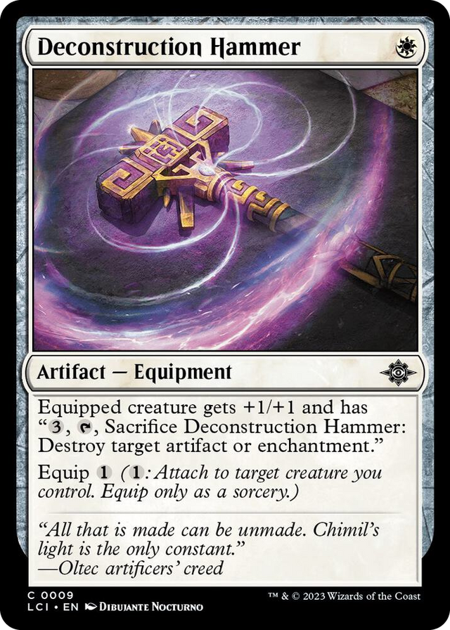 0009 Deconstruction Hammer C The Lost Caverns of Ixalan