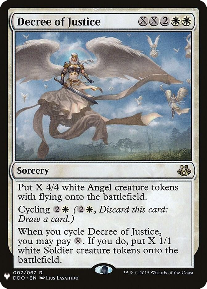 Decree of Justice #7 R - The List Reprints Pokemon card