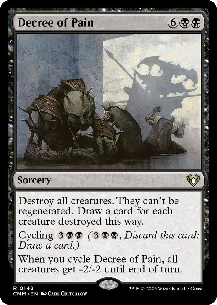 0148 Decree of Pain R Commander Masters