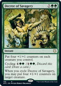 0156 Decree of Savagery R Commander: Adventures in the Forgotten Realms