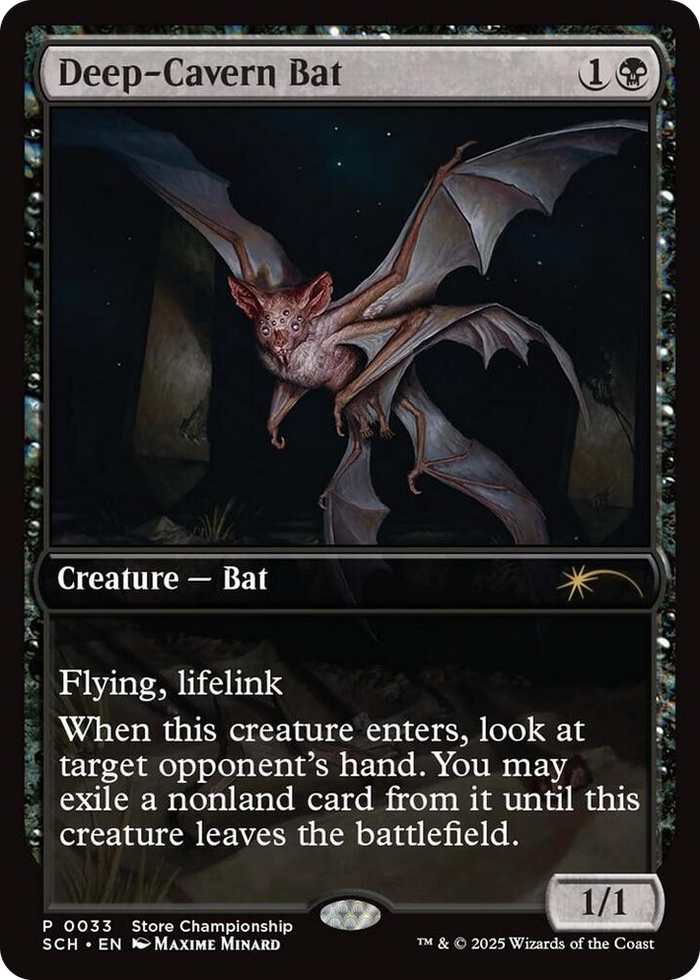 Deep-Cavern Bat #33 P - Game Day & Store Championship Promos Pokemon card
