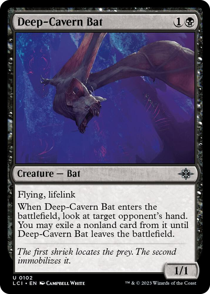 0102 Deep-Cavern Bat U The Lost Caverns of Ixalan