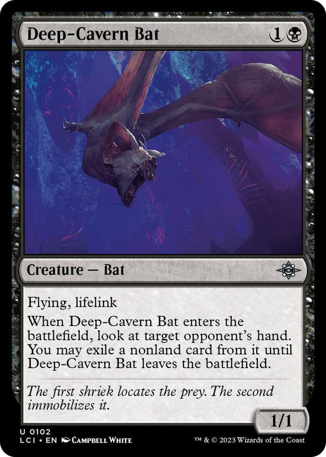 0102 Deep-Cavern Bat U The Lost Caverns of Ixalan