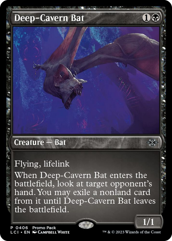 Deep-Cavern Bat #406 P - Promo Pack: The Lost Caverns of Ixalan Pokemon card