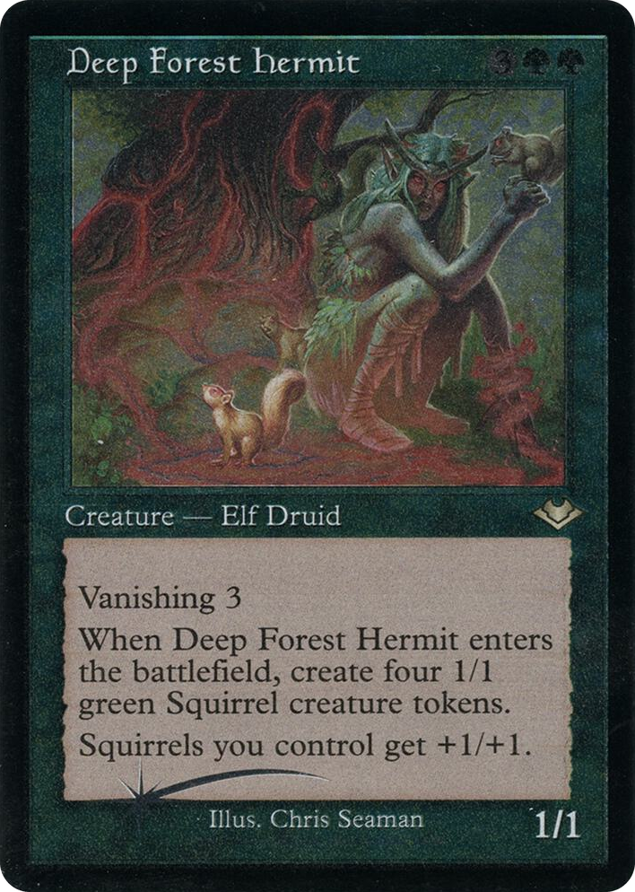 0020 Deep Forest Hermit (Retro Frame) (Foil Etched) R Modern Horizons