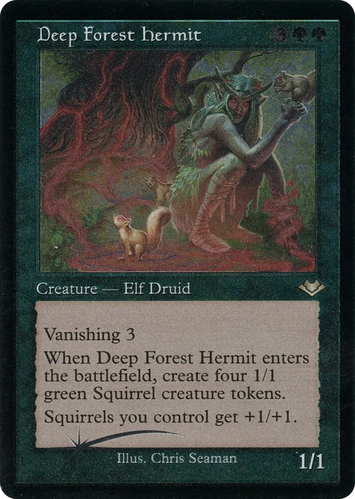 0020 Deep Forest Hermit (Retro Frame) (Foil Etched) R Modern Horizons