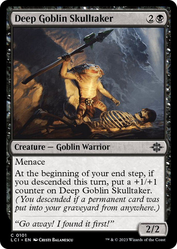 Deep Goblin Skulltaker #101 C - The Lost Caverns of Ixalan Pokemon card