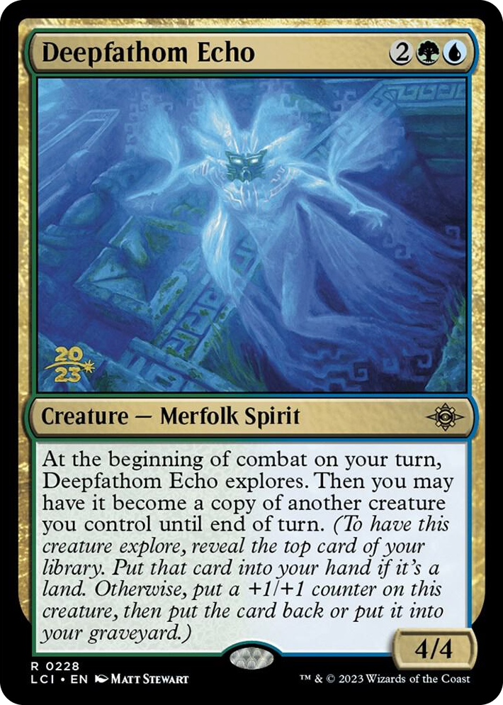 0228 Deepfathom Echo R Prerelease Cards