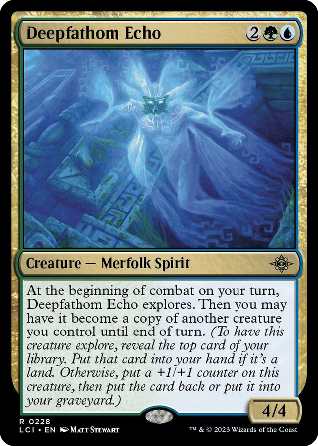 0228 Deepfathom Echo R The Lost Caverns of Ixalan