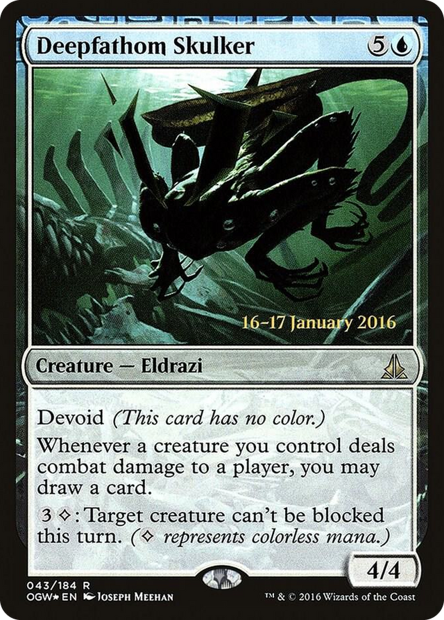 0043 Deepfathom Skulker R Prerelease Cards