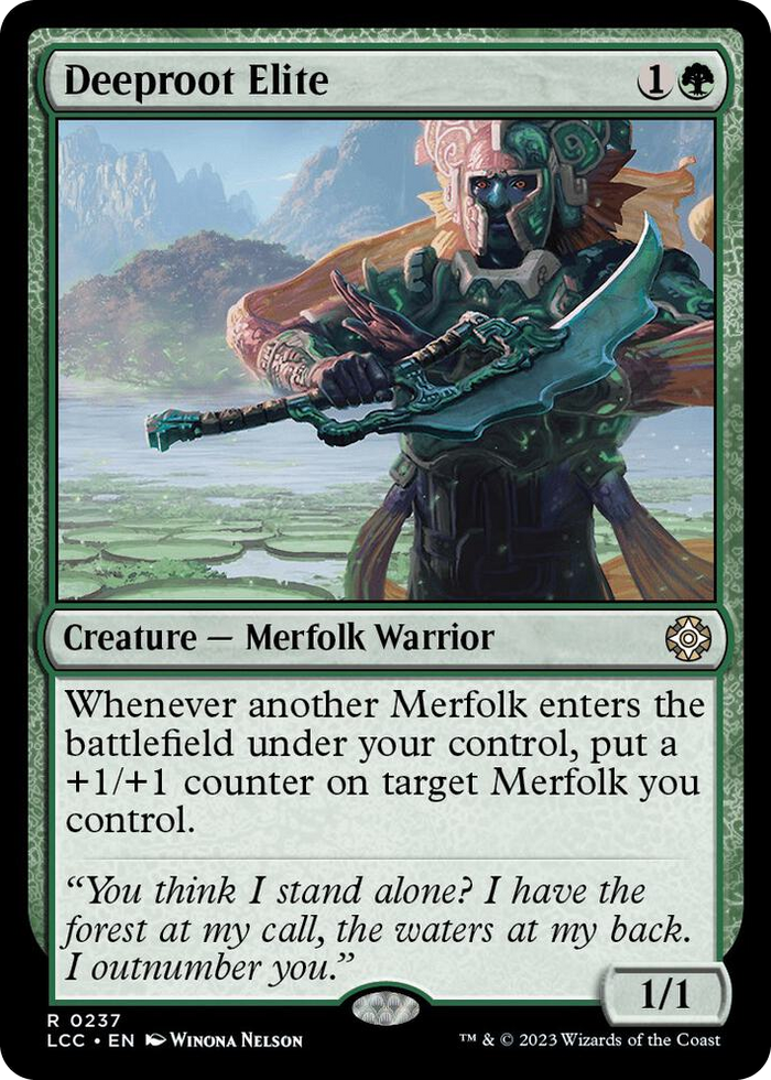 Deeproot Elite #237 R - Commander: The Lost Caverns of Ixalan Pokemon card