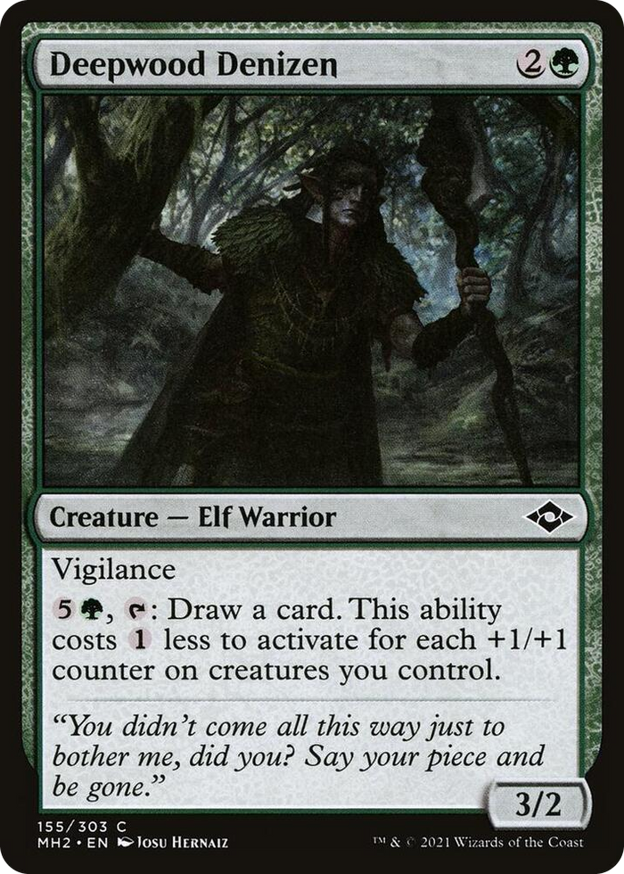 Deepwood Denizen #155 C - Modern Horizons 2 Pokemon card