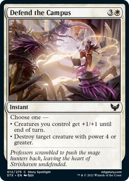 0012 Defend the Campus C Strixhaven: School of Mages