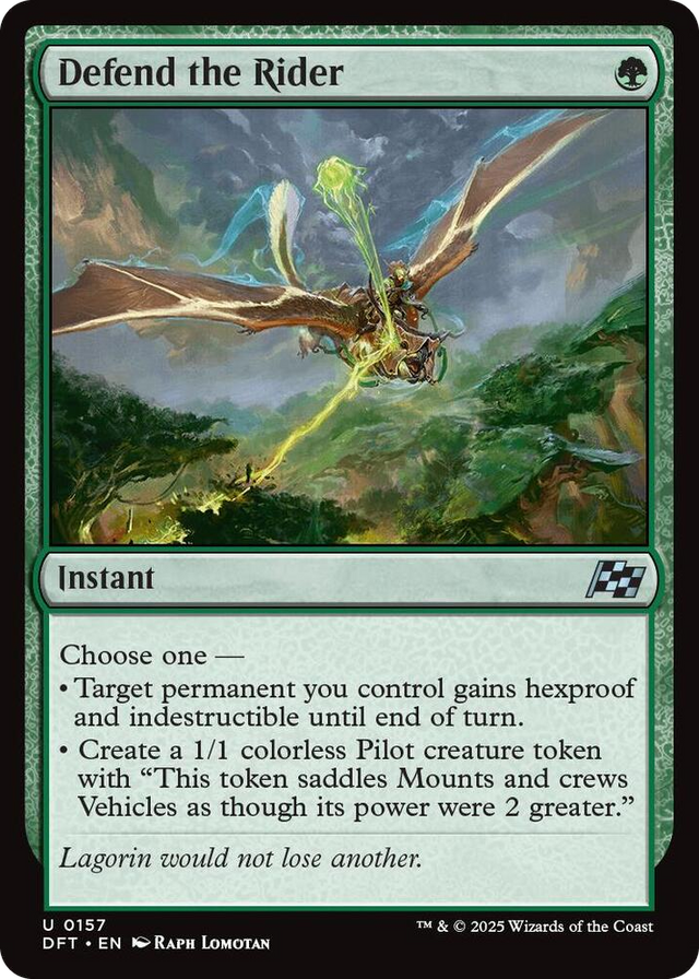 0157 Defend the Rider U Aetherdrift