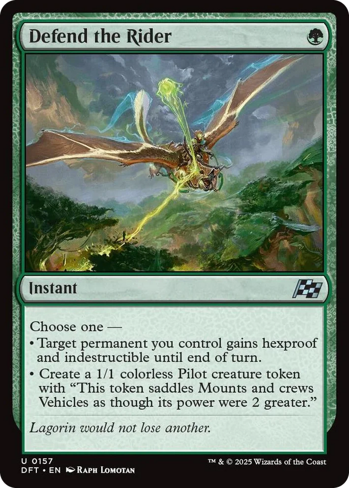 0157 Defend the Rider U Aetherdrift