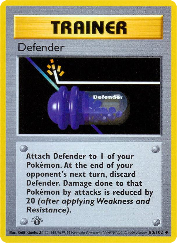 0080 Defender Uncommon Base Set (Shadowless)