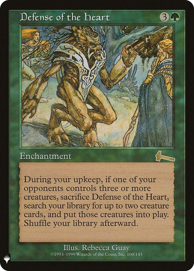 0100 Defense of the Heart R The List Reprints