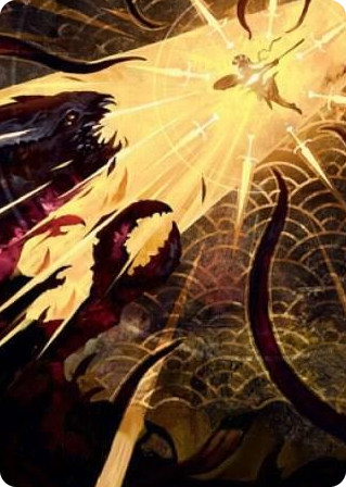0062 Defiant Strike Art Card S Art Series: Strixhaven