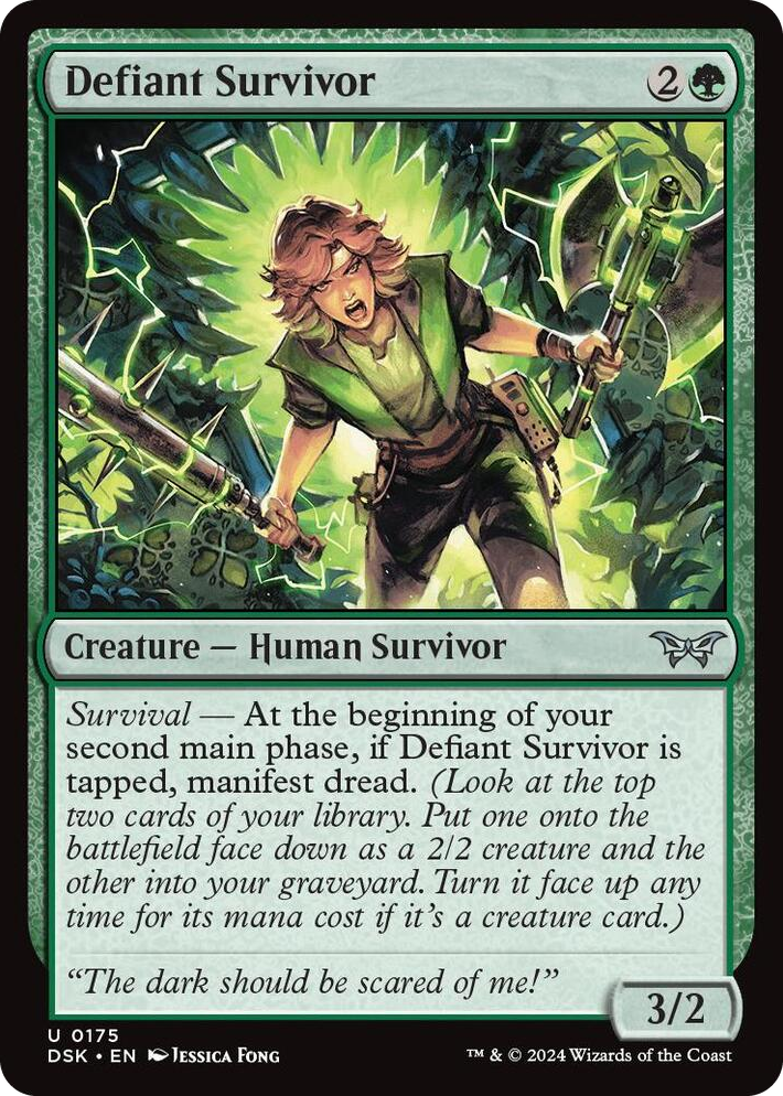 0175 Defiant Survivor U Duskmourn: House of Horror