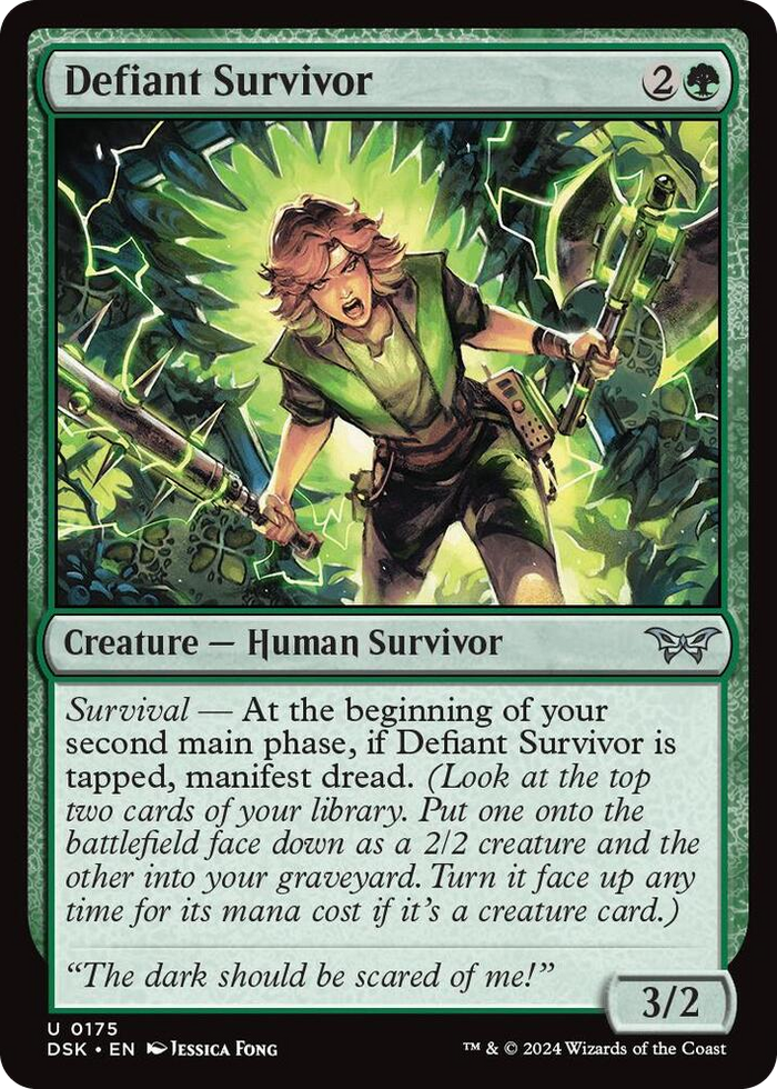 0175 Defiant Survivor U Duskmourn: House of Horror