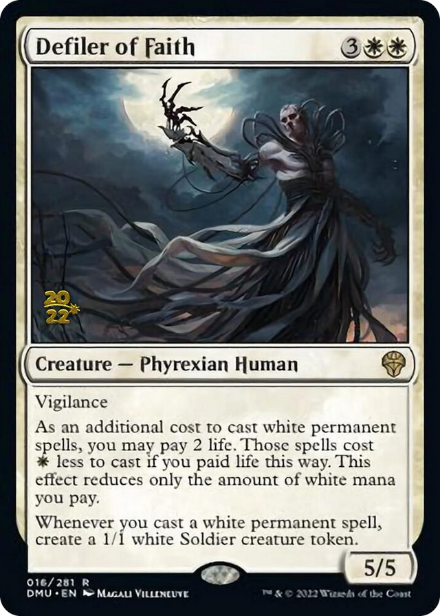 0016 Defiler of Faith R Prerelease Cards