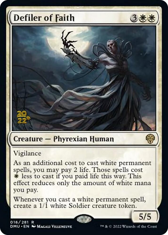 Defiler of Faith #16 R - Prerelease Cards Pokemon card