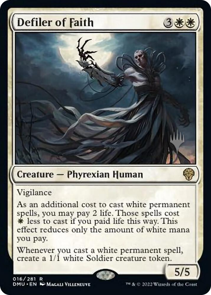 0016 Defiler of Faith R Promo Pack: Dominaria United