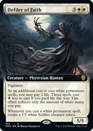 0385 Defiler of Faith (Extended Art) R Dominaria United