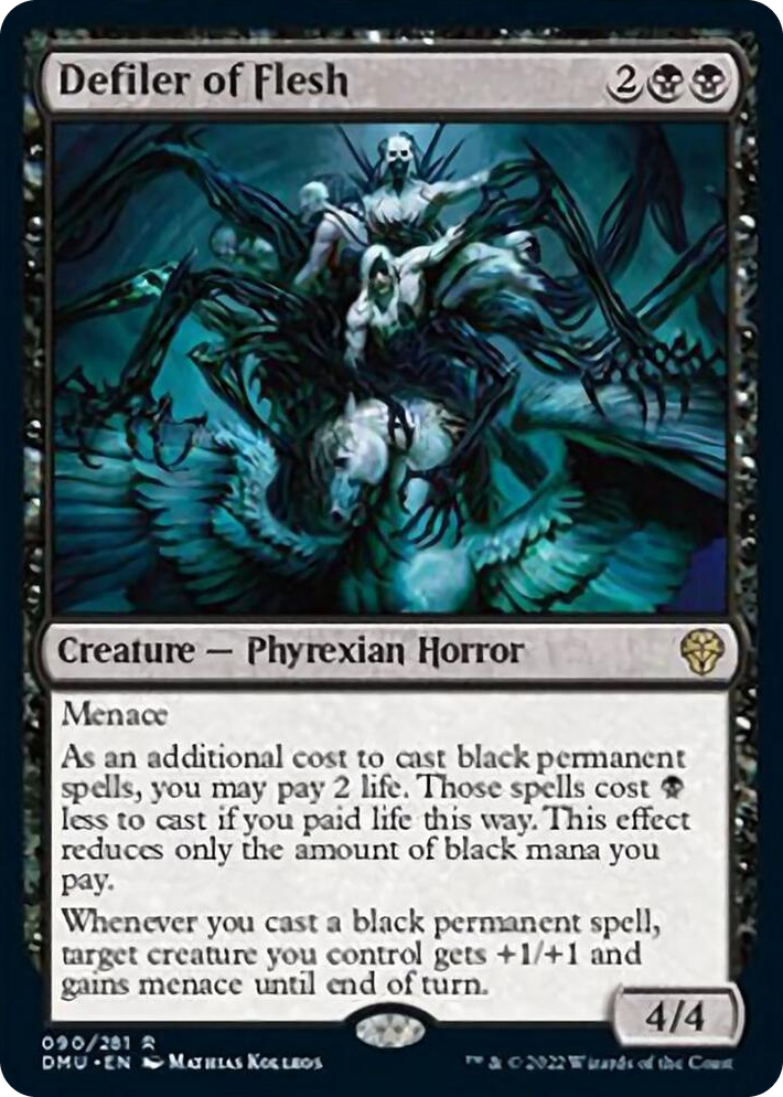 0090 Defiler of Flesh R Dominaria United