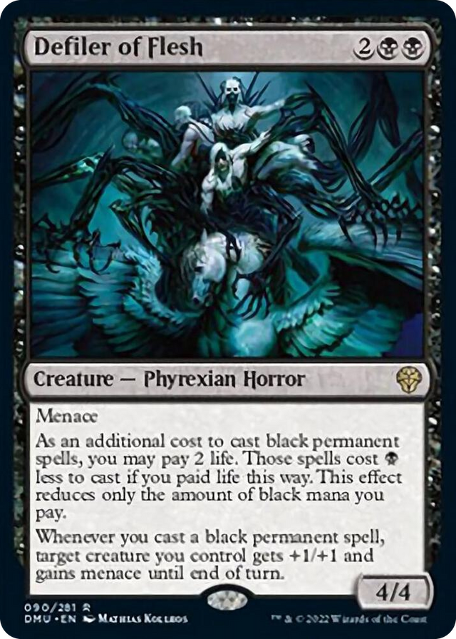 0090 Defiler of Flesh R Dominaria United