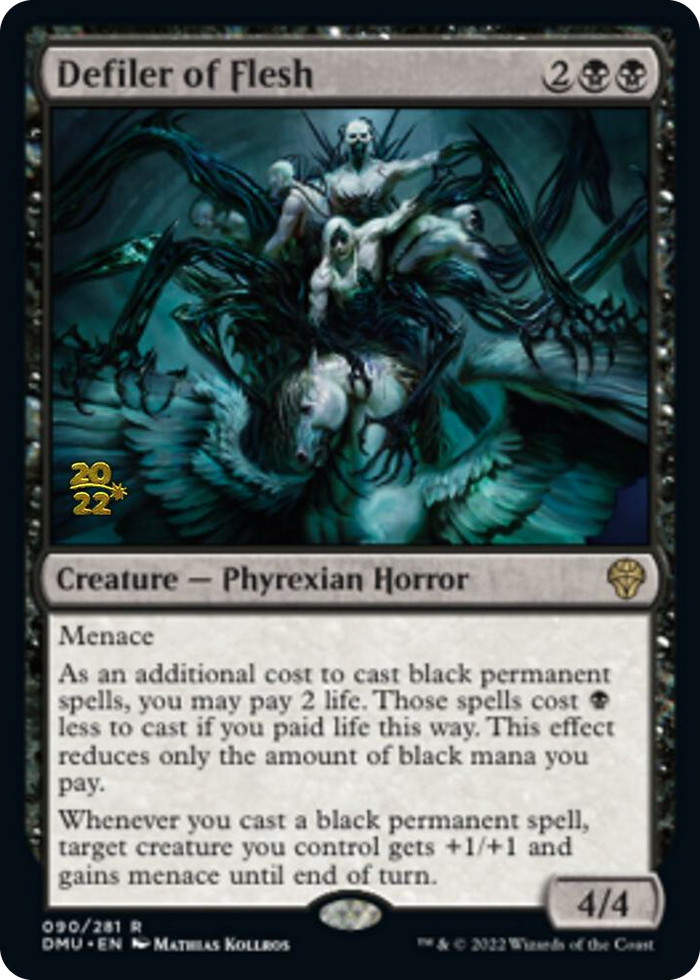 Defiler of Flesh #90 R - Prerelease Cards Pokemon card