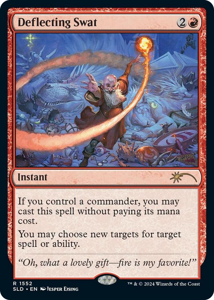 Deflecting Swat #1552 R - Secret Lair Drop Series Pokemon card