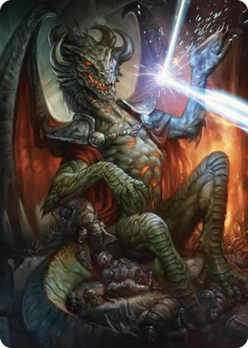 0066 Deflecting Swat Art Card S Art Series: Commander Masters