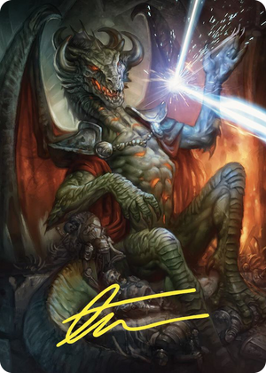 0066 Deflecting Swat Art Card (Gold-Stamped Signature) S Art Series: Commander Masters