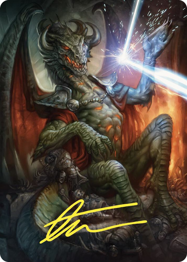 0066 Deflecting Swat Art Card (Gold-Stamped Signature) S Art Series: Commander Masters