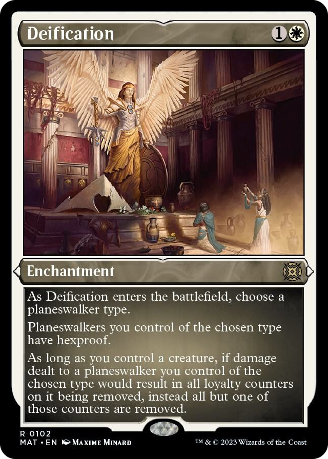 0102 Deification (Foil Etched) R March of the Machine: The Aftermath