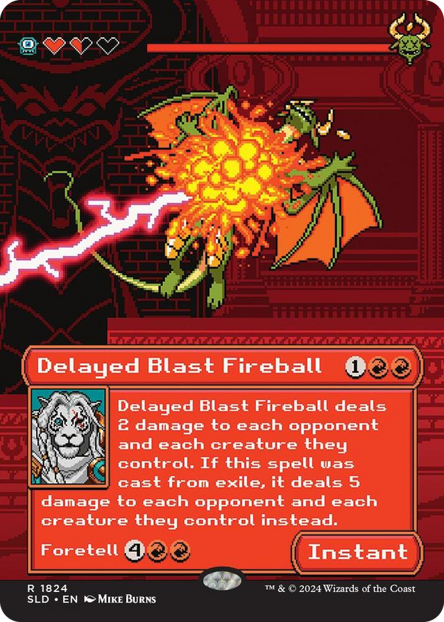 1824 Delayed Blast Fireball R Secret Lair Drop Series