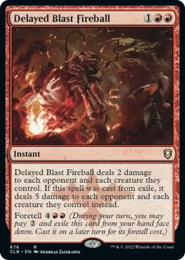 0676 Delayed Blast Fireball R Commander Legends: Battle for Baldur's Gate
