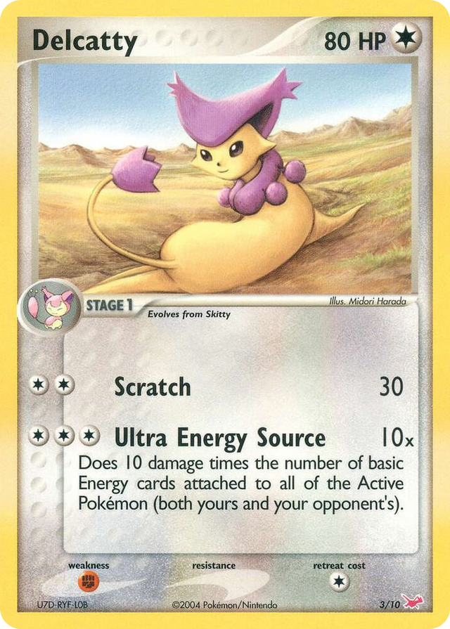 0003 Delcatty Common EX Trainer Kit 1: Latias & Latios